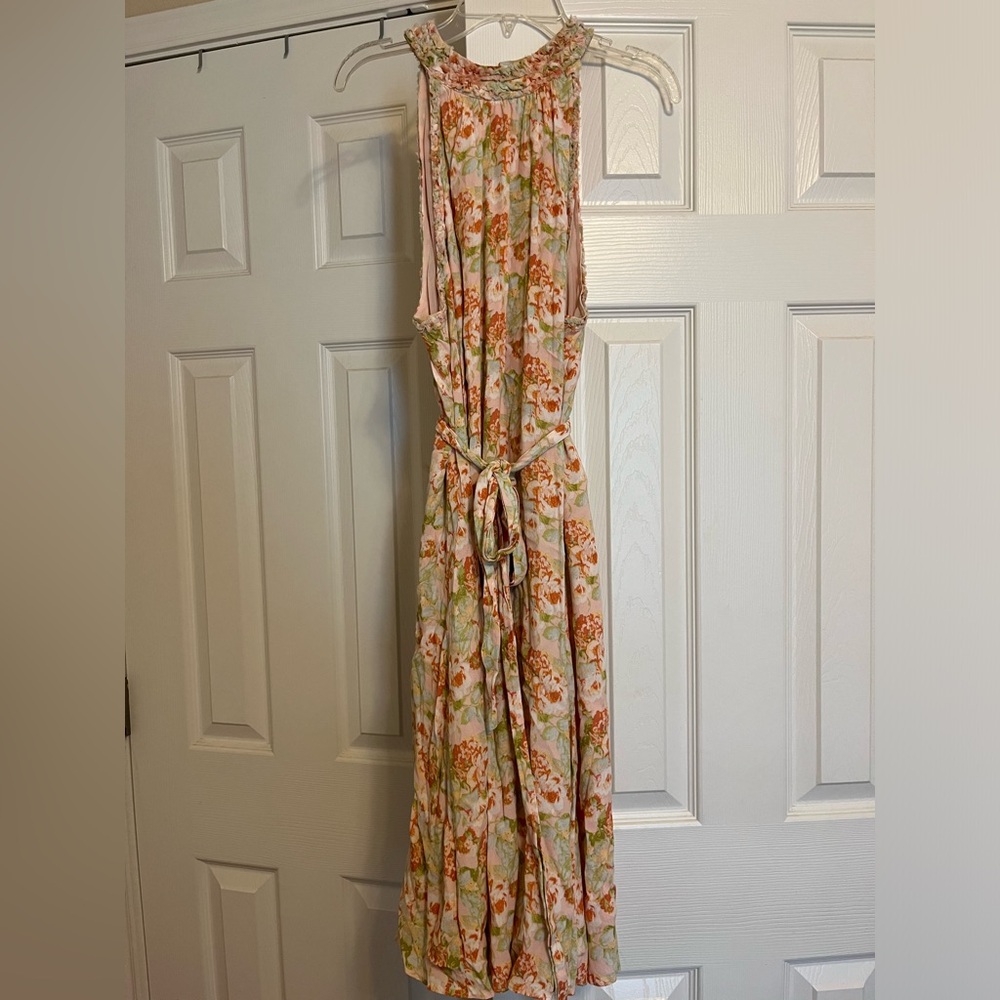 Gibson Latimer orange floral dress Size XL